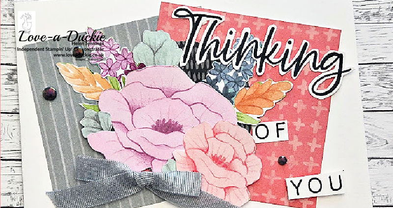 Using Fussy Cutting Flowers On Your Cards.