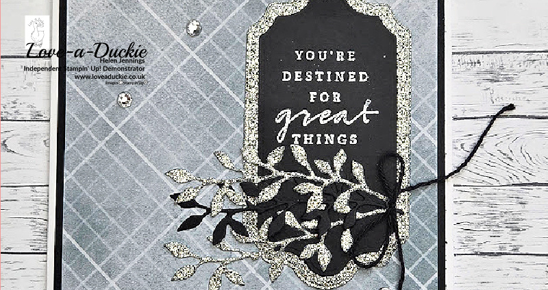 Adding Glitter Card To Projects.