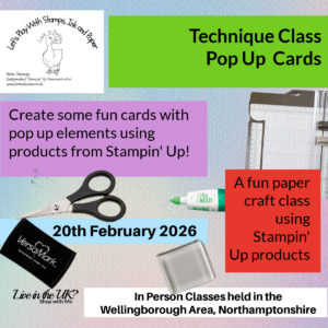 Technique Class - Pop Up Cards