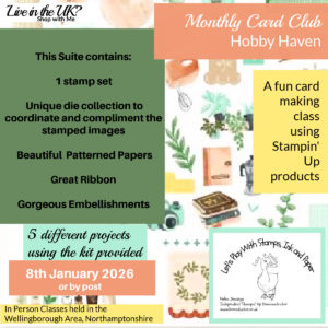 Monthly Card Club Using the Hobby Haven Suite
