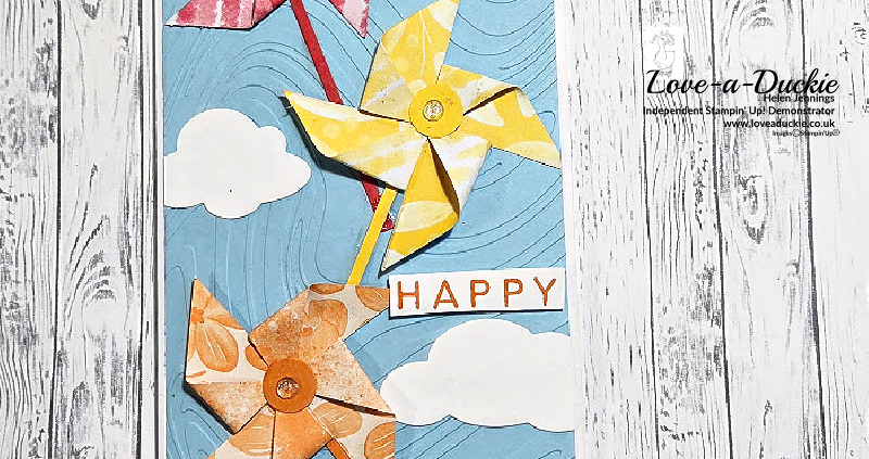 Creating Paper Windmill Embellishments
