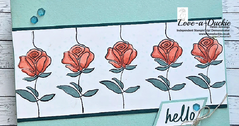 Repeat Stamping With Florals