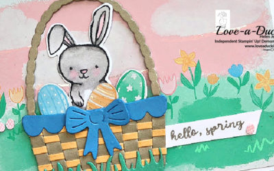 Hello Spring – An Easter Basket Card