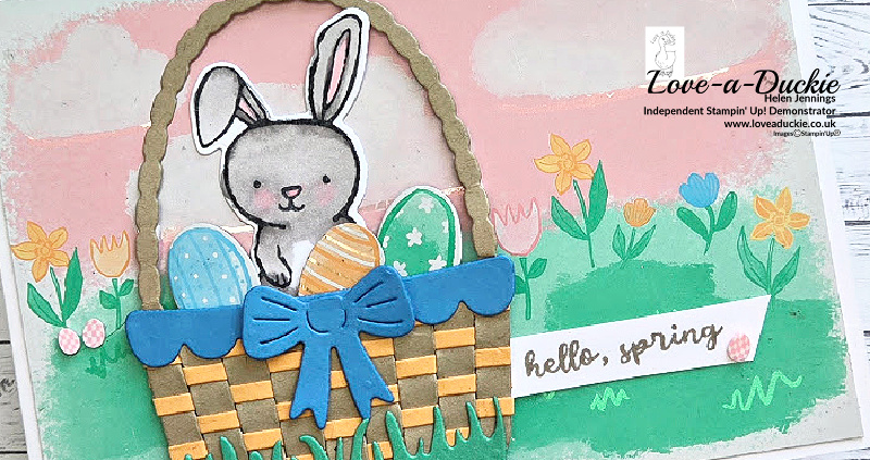 Hello Spring – An Easter Basket Card