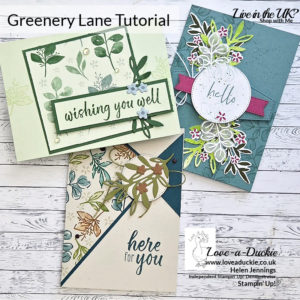 Greenery Lane Card Tutorial