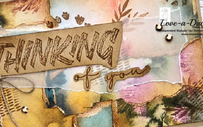 Torn Patterned Paper Collage Background