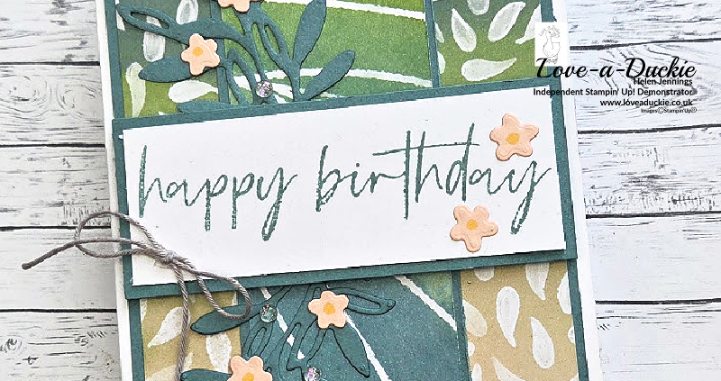 How to Combine Patterned Papers for a Balanced Card Design