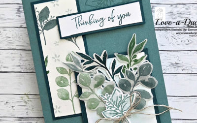 How to Create a Layered Botanical Thinking of You Card