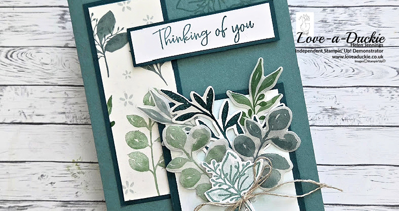 How to Create a Layered Botanical Thinking of You Card