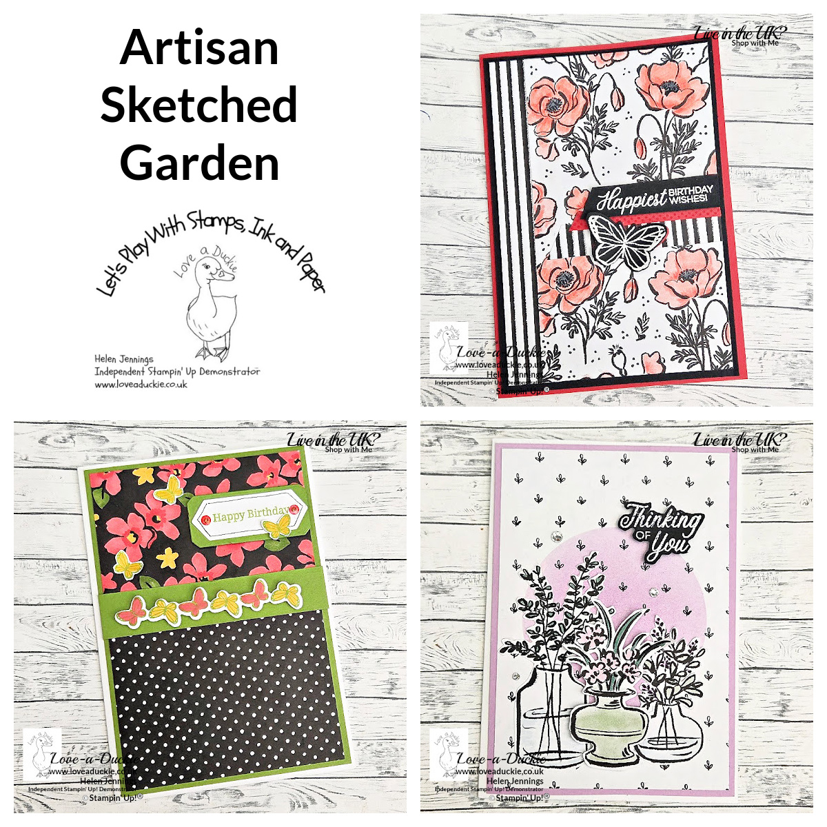 Artisan Sketched Garden Tutorial