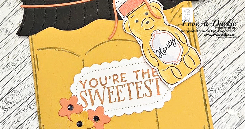 Creating A Honey Jar Shaped Card