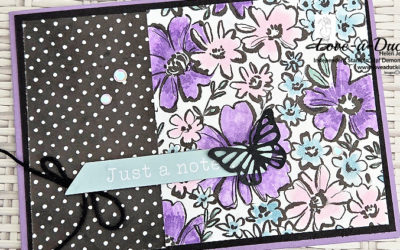 A Just a Note Quick & Easy Card