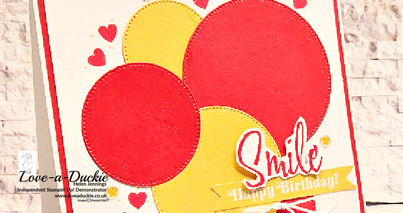 Using Die Cut Circles to Create a Card.