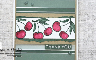 Summer Happiness Cherry Thank You Card