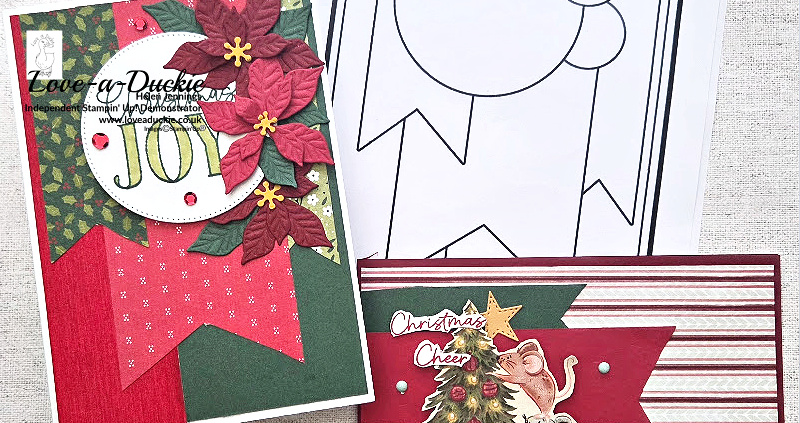 One Card Sketch, Two Christmas Cards – Getting Creative with Stampin’ Up!
